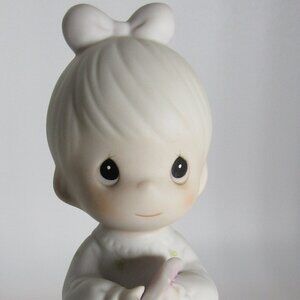 Precious Moments "The Good Lord Always Delivers" #523453 Pregnant Mom 1989